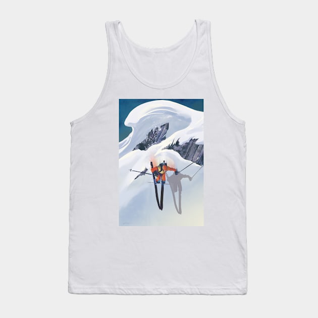 Good to the last drop extreme ski Tank Top by SFDesignstudio